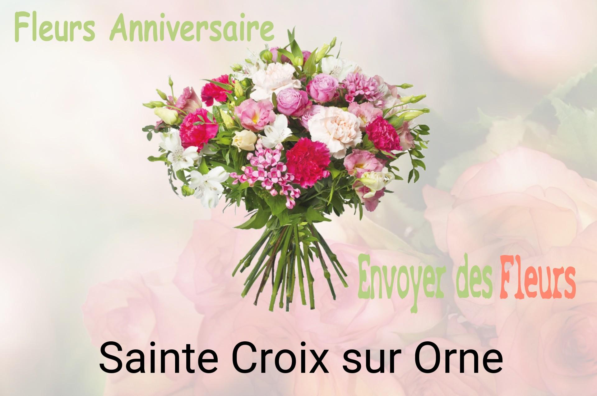 Bouquet de fleurs d’anniversaire livré à Sainte-Croix-sur-Orne